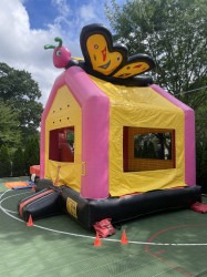 butterflypic1 1714745312 Butterfly Bounce House Slide Combo